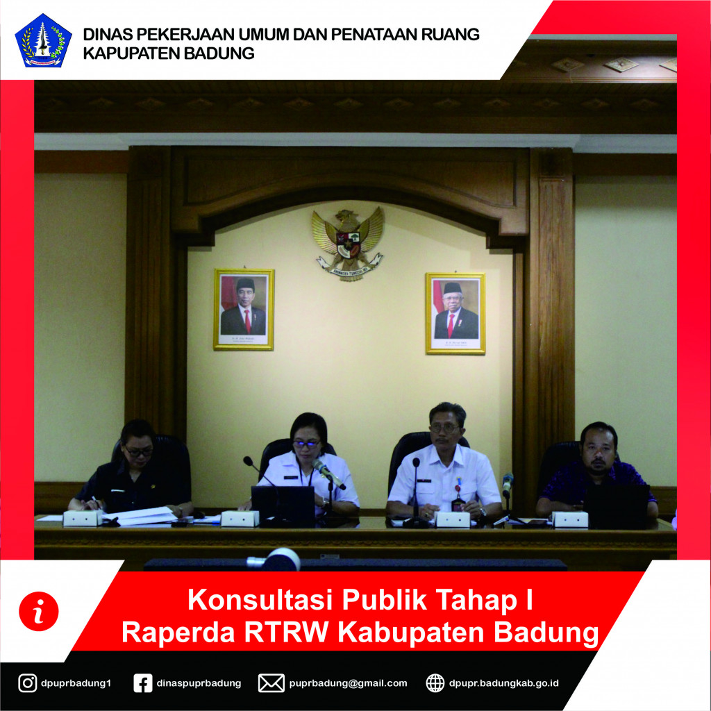 Konsultasi Publik Tahap I Raperda RTRW Kabupaten Badung